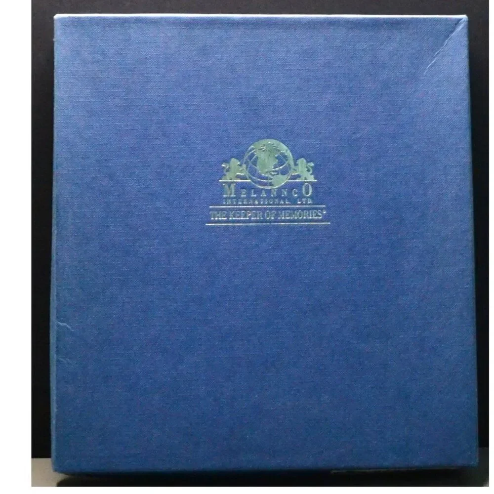 VTG Melannco Gold Tone Photo Album New In Box Never Used Special Memories Gift